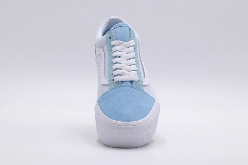 Vans Old Skool Stackform Sneakers με Πλατφόρμα Γαλάζιο, Λευκό