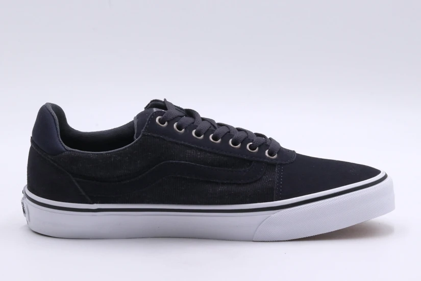 Vans Ward Deluxe Ανδρικά Sneakers Μαύρα, Λευκά