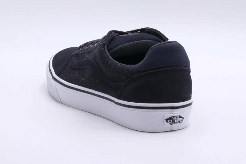 Vans Ward Deluxe Ανδρικά Sneakers Μαύρα, Λευκά