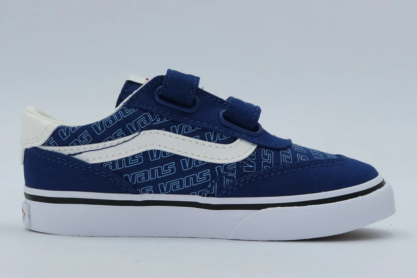 Vans Brooklyn LS V Βρεφικά Sneakers Μπλε, Λευκά