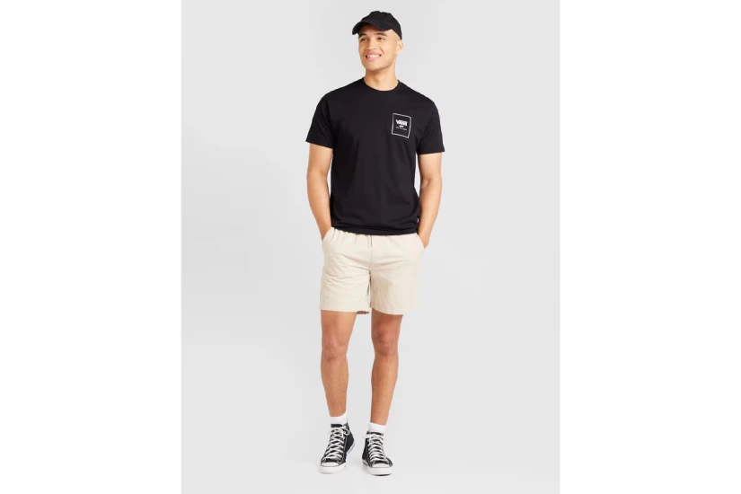Vans Mini Box Ανδρικό Κοντομάνικο T-Shirt Μαύρο