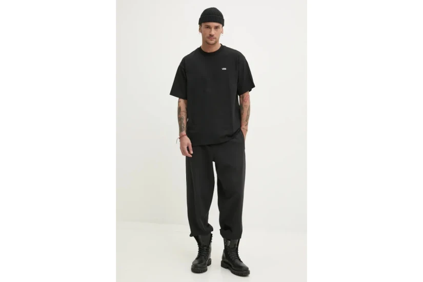 Vans Left Chest Logo II Ανδρικό Κοντομάνικο T-Shirt Μαύρο