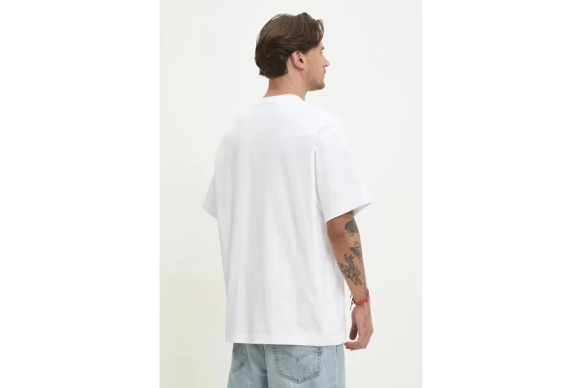 Vans Left Chest Logo II Ανδρικό Κοντομάνικο T-Shirt Λευκό