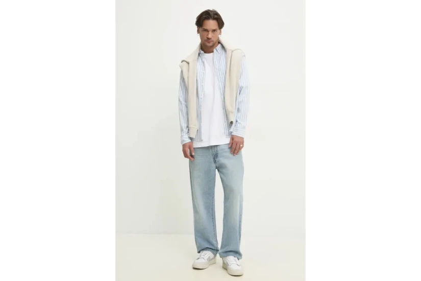 Vans Left Chest Logo II Ανδρικό Κοντομάνικο T-Shirt Λευκό