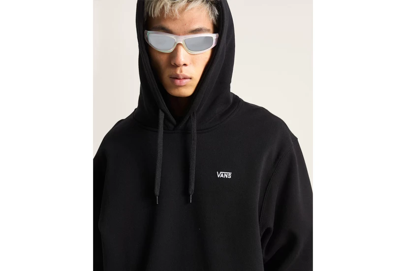 Vans Left Chest II Ανδρικό Φούτερ με Κουκούλα Μαύρο
