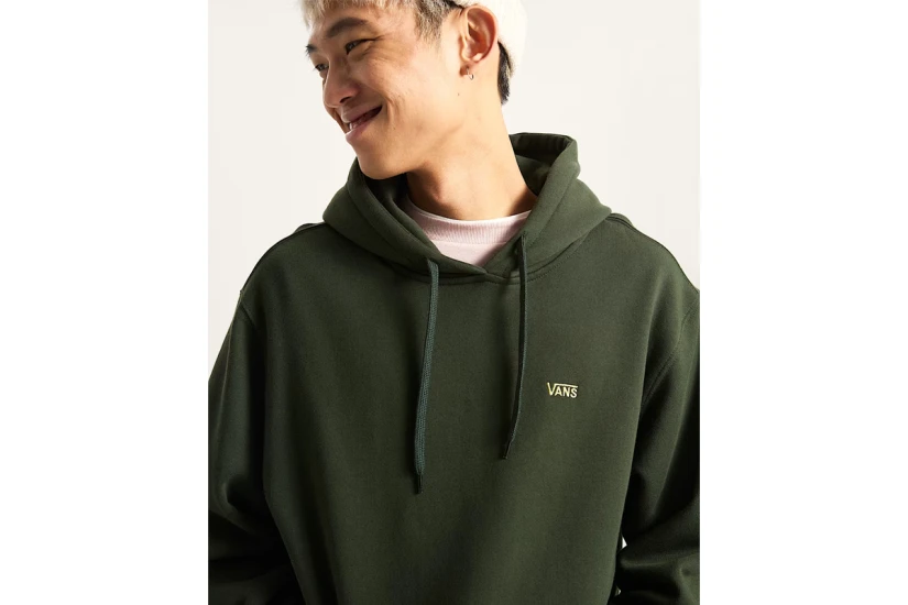 Vans Left Chest II Ανδρικό Φούτερ με Κουκούλα Κυπαρισσί