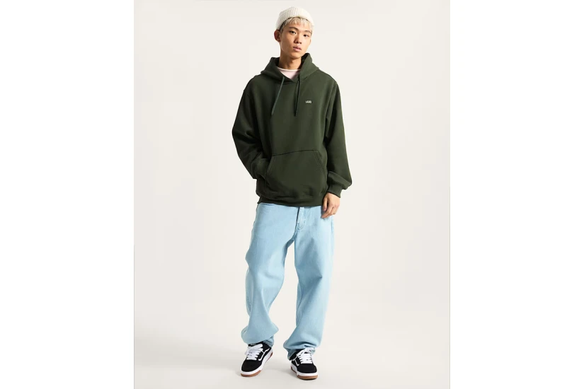 Vans Left Chest II Ανδρικό Φούτερ με Κουκούλα Κυπαρισσί