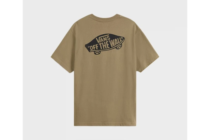 Vans Style 76 Ανδρικό Κοντομάνικο T-Shirt Χακί, Μαύρο