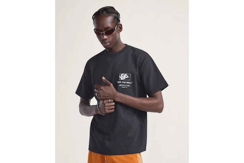 Vans Stockpile Ανδρικό Κοντομάνικο T-Shirt Μαύρο