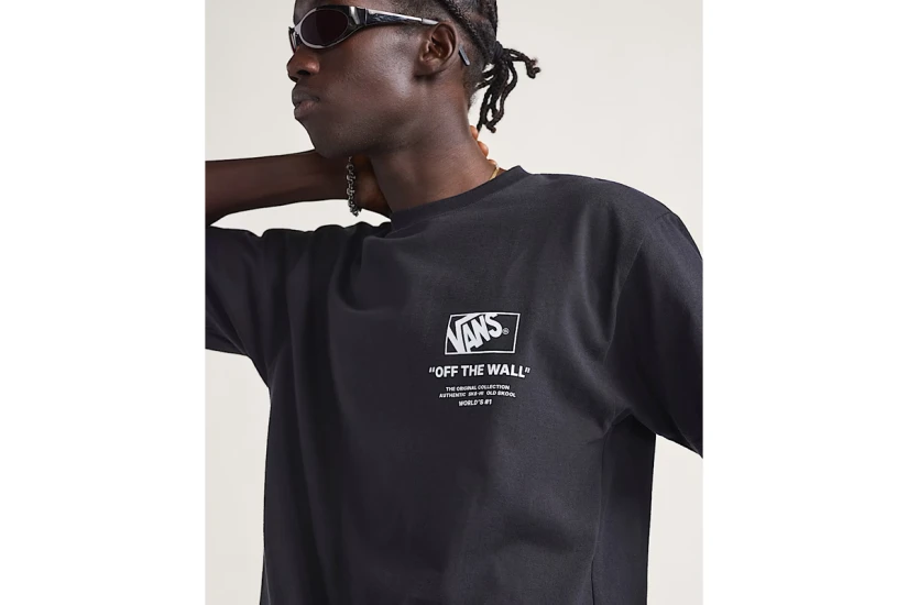 Vans Stockpile Ανδρικό Κοντομάνικο T-Shirt Μαύρο