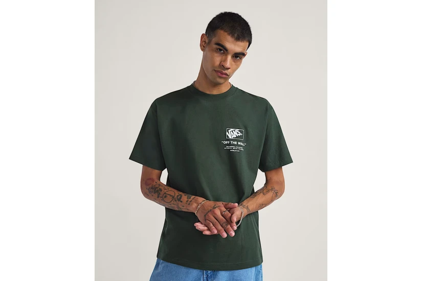 Vans Stockpile Ανδρικό Κοντομάνικο T-Shirt Κυπαρισσί