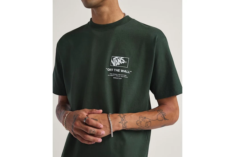 Vans Stockpile Ανδρικό Κοντομάνικο T-Shirt Κυπαρισσί