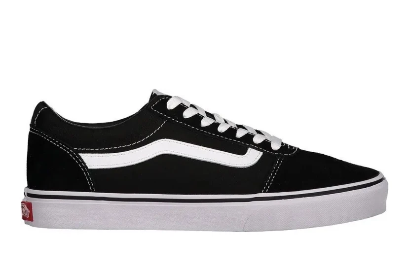 Vans Ward Ανδρικά Χαμηλά Sneakers Μαύρα, Λευκά