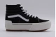 Vans SK8-Hi Stacked Γυναικεία Flatform Μποτάκια Μαύρα, Λευκά