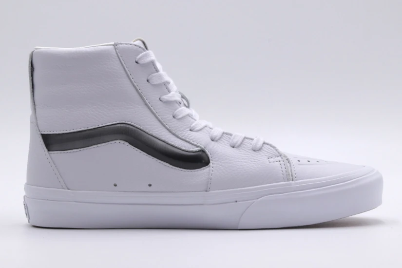 Vans Sk8-Hi Xi Ανδρικά Sneakers Μποτάκια Λευκά, Ασημί