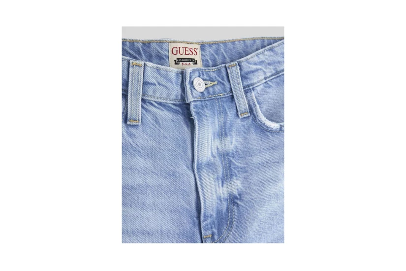 Guess 80'S Pedal Γυναικείο Ψηλόμεσο Τζιν Σορτς
