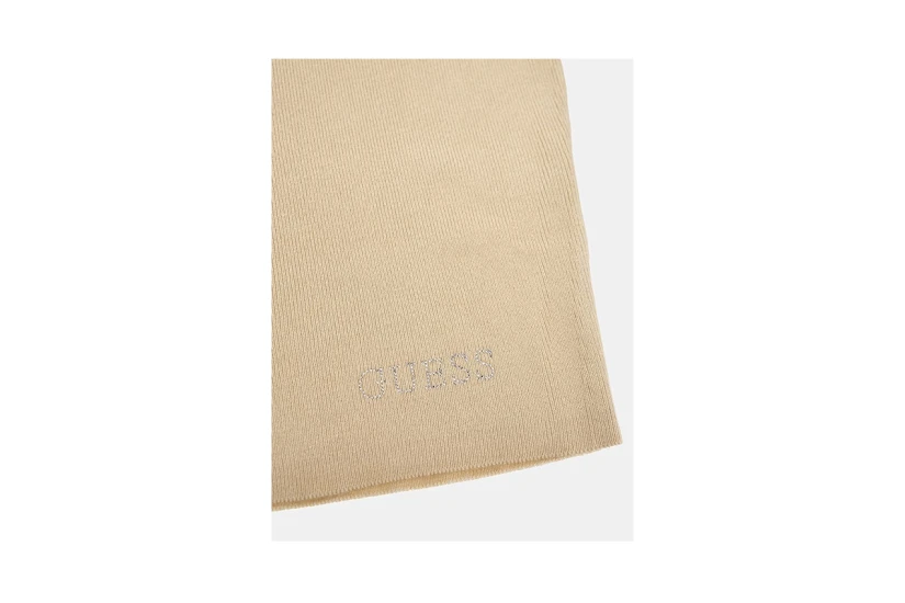 Guess Γυναικεία Πλεκτή Μπλούζα Με Τιράντες Εκρού