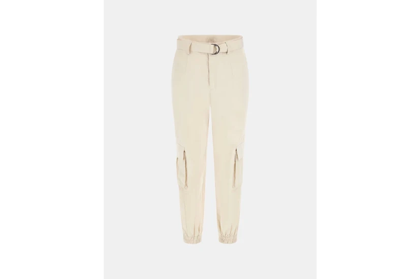 Guess Cargo Γυναικείο Παντελόνι Μπεζ