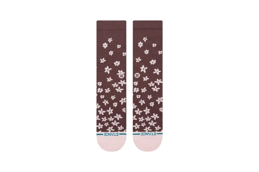 Stance Floral Dreams Crew Κάλτσες μέχρι τη Γάμπα Καφέ, Ροζ 1 Ζευγάρι