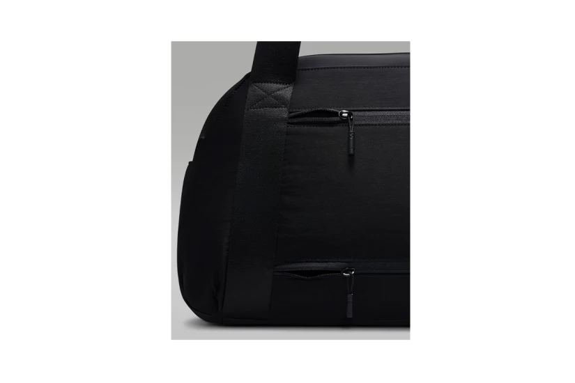 Jordan Alpha Duffle Unisex Αθλητικός Σάκος Ώμου - Χειρός Μαύρος