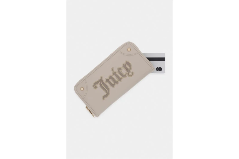 Juicy Couture Candy Large Zip With Wristlet Γυναικείο Πορτοφόλι Μπεζ