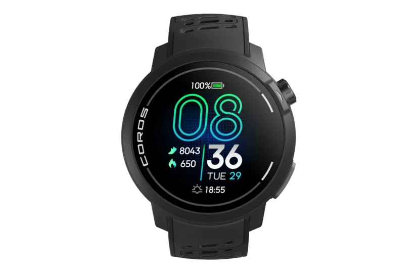 Coros Pace Pro GPS Sport Ρολόι Μαύρο