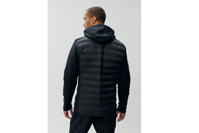 Columbia Outshield 2 Ανδρικό Puffer Μπουφάν με Κουκούλα Μαύρο