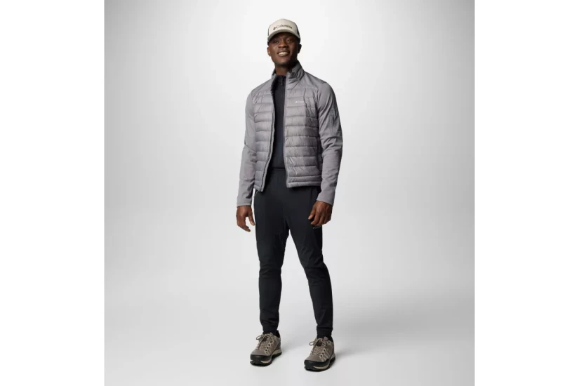 Columbia Tech Hybrid Ανδρικό Softshell Μπουφάν Γκρι