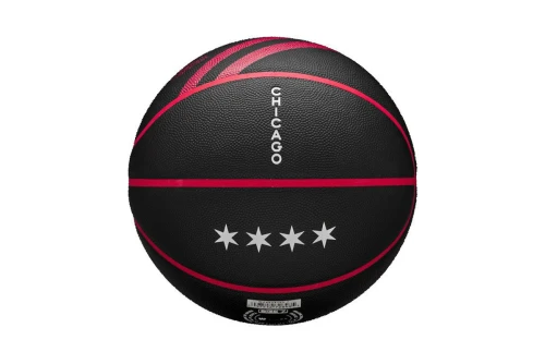 Wilson Nba Team City Collector Chicago Bulls Μπάλα Μπάσκετ (WZ4024105XB)