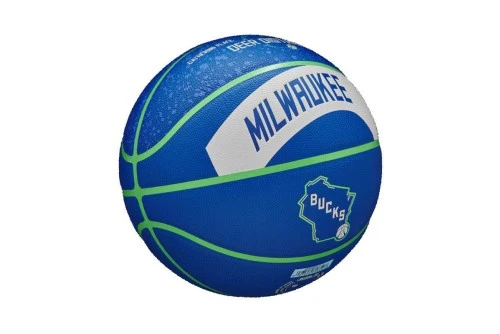 Wilson Nba Milwaukee Bucks Team City Collector 2023 Μπάλα Μπάσκετ (WZ4024117XB)