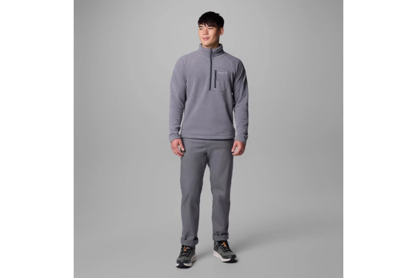 Columbia Fast Trek III Fleece Ανδρική Μακρυμάνικη Μπλούζα Γκρι