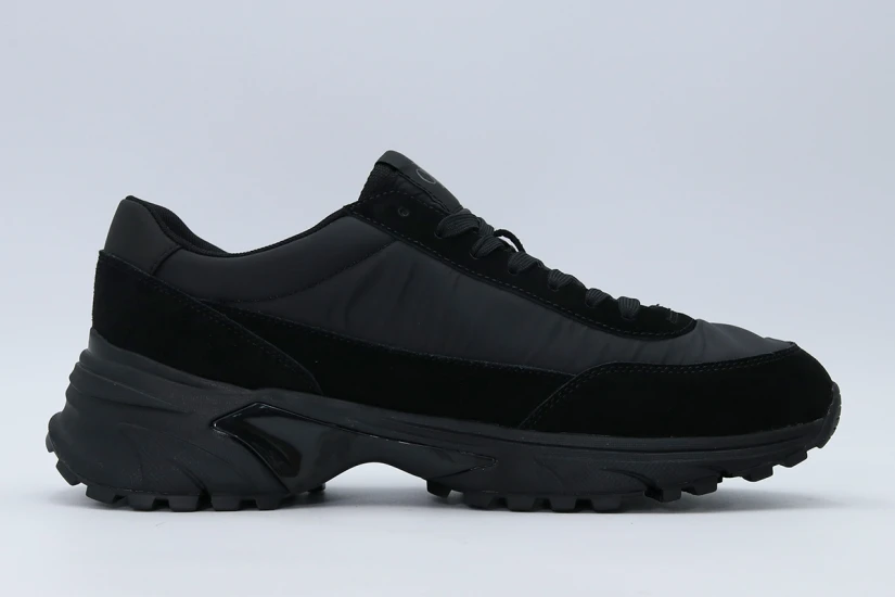 Calvin Klein Suede Trainers Ανδρικά Sneakers Μαύρα