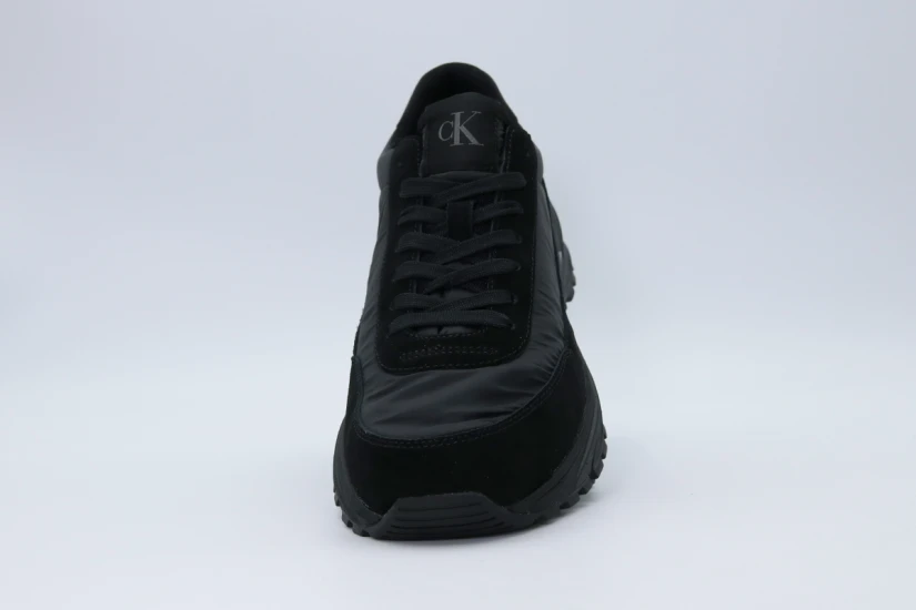 Calvin Klein Suede Trainers Ανδρικά Sneakers Μαύρα