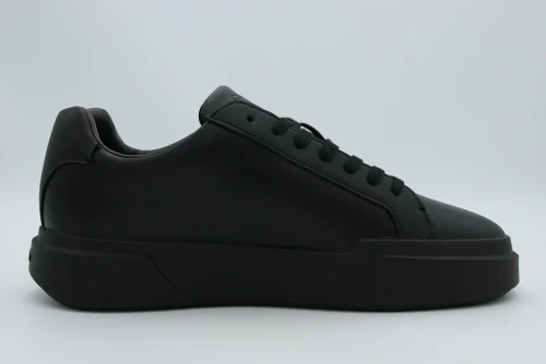 Calvin Klein Leather Signature Logo Sneakers (YM0YM01344 0GJ)