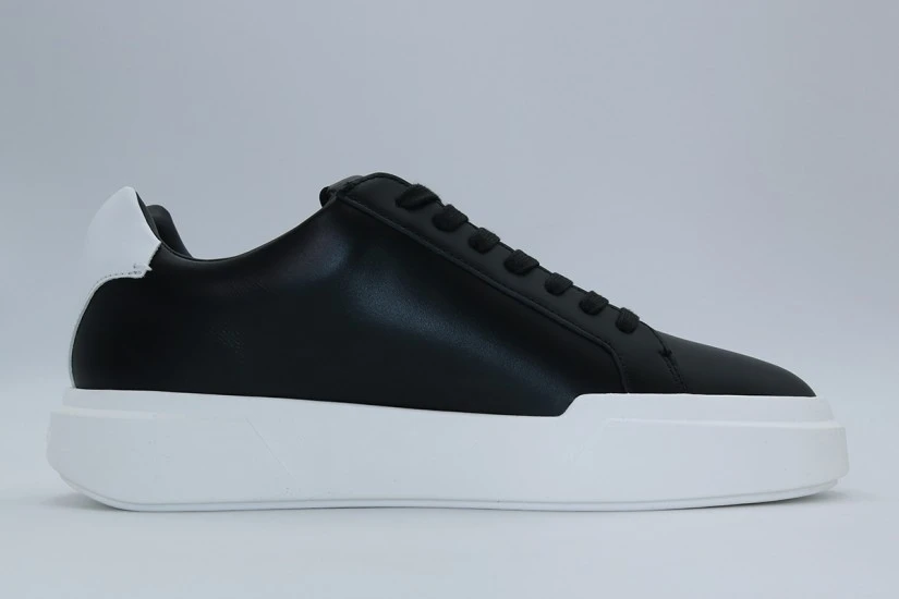 Calvin Klein Leather Durable Traction Nyc Ανδρικά Sneakers