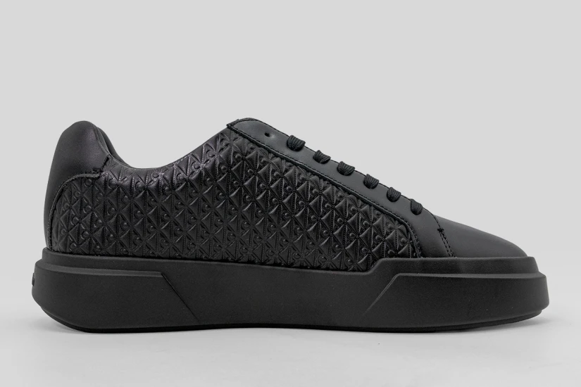 Calvin Klein Durable Traction Logo Ανδρικά Sneakers Μαύρα