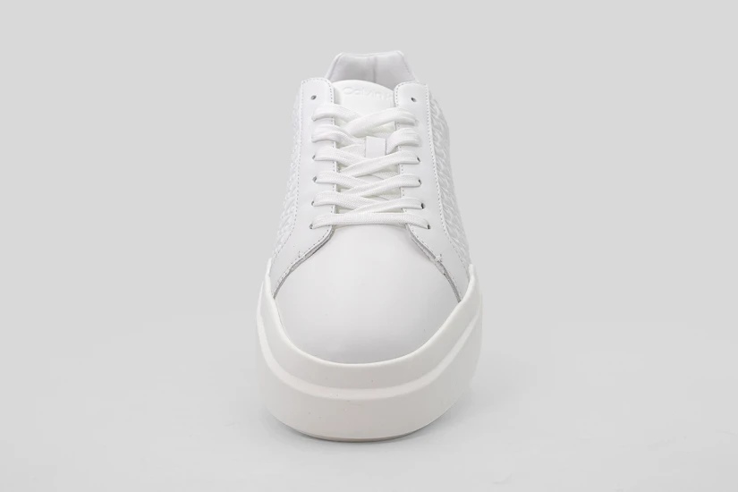 Calvin Klein Durable Traction Logo Ανδρικά Sneakers Λευκά