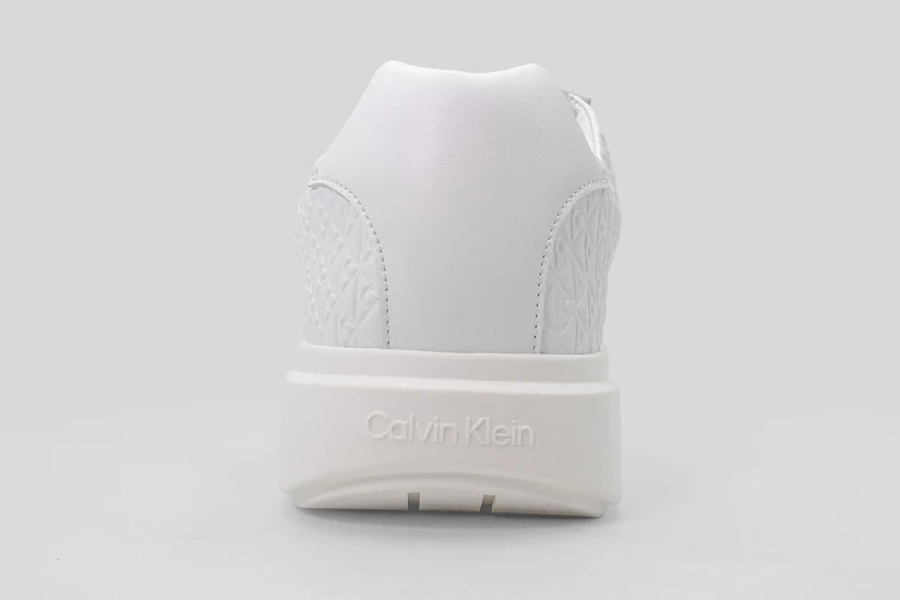 Calvin Klein Durable Traction Logo Ανδρικά Sneakers Λευκά