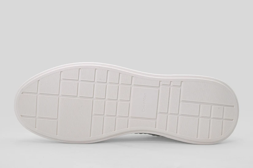 Calvin Klein Durable Traction Logo Ανδρικά Sneakers Λευκά