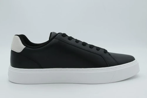 Calvin Klein Baseline - Leather Signature Sneakers (YM0YM01435 0GM)