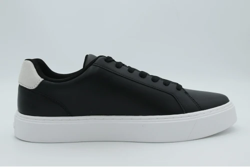 Calvin Klein Baseline - Leather Signature Sneakers (YM0YM01435 0GM)