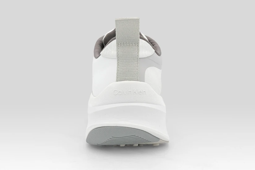 Calvin Klein Emblem Logo Chunky Runner Ανδρικά Sneakers Λευκά, Γκρι