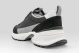 Calvin Klein Trailblazer Suede Runner Ανδρικά Sneakers Μαύρα, Λευκά