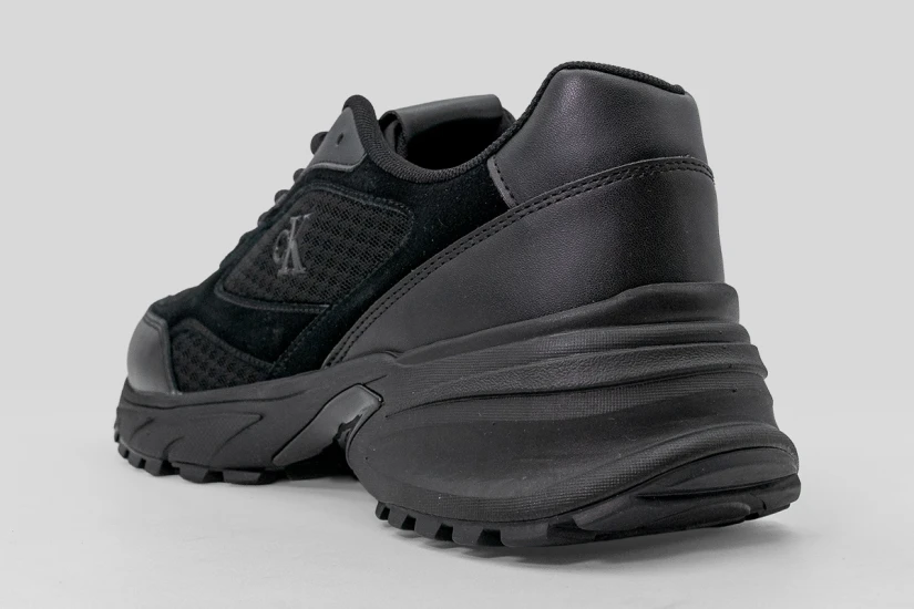Calvin Klein Hike Runner Mesh Mix Ανδρικά Sneakers Μαύρα