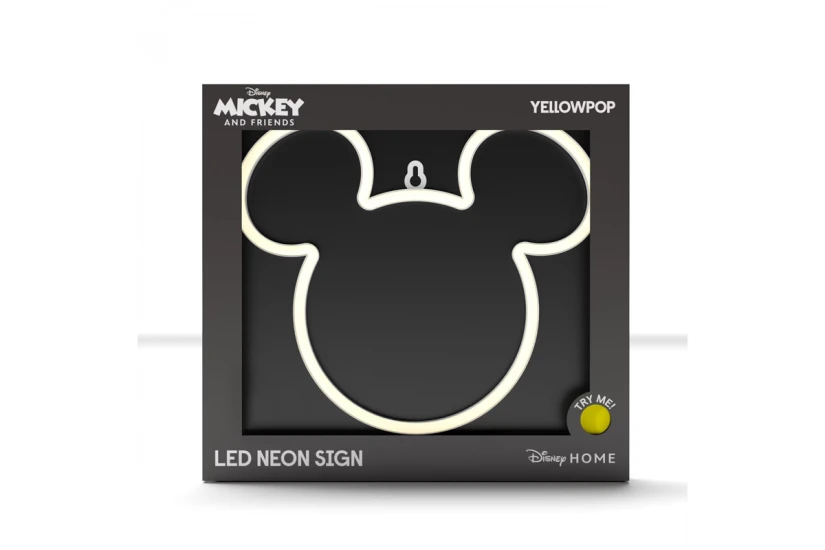 Yellowpop Led Neon Disney Mickey Ears Φωτιστικό Τοίχου