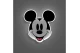 Yellowpop Led Neon Disney Mickey Mouse Φωτιστικό Τοίχου