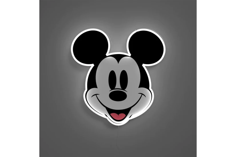 Yellowpop Led Neon Disney Mickey Mouse Φωτιστικό Τοίχου