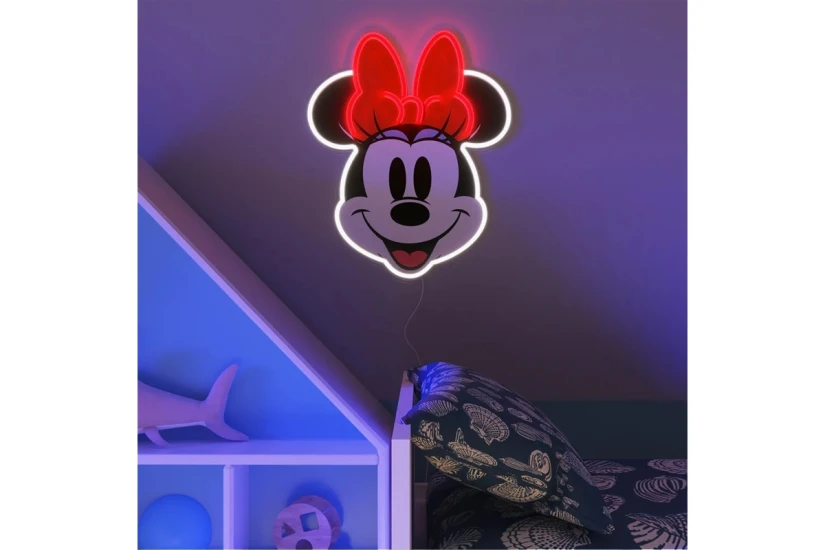 Yellowpop Led Neon Disney Minnie Mouse Φωτιστικό Τοίχου