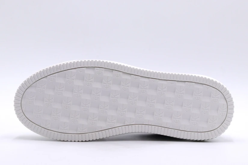 Calvin Klein Chunky Cupsole Low Mix Γυναικεία Παπούτσια Λευκά