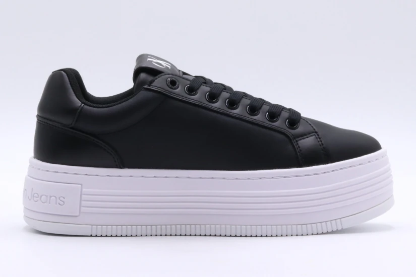 Calvin Klein Bold Platform Low Γυναικεία Sneakers Μαύρα, Λευκά